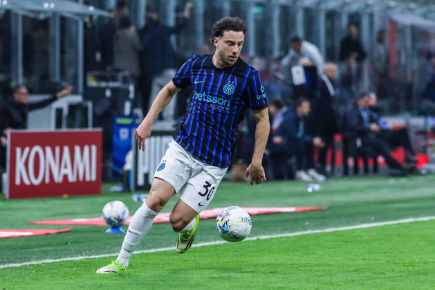 Carlos Augusto of FC Internazionale seen in action during Serie A 2025 26 football match between AC Milan and FC Internazionale at San Siro Stadium in Milan Italy on 08 March 2026. Milan Stadio San Siro Milan Italy Copyright: xEPhotopressx SP24-1389-132