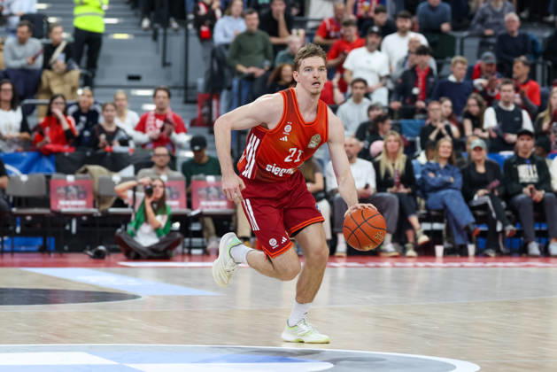 Justuz Hollatz FC Bayern Basketball, 21 , GER, FC Bayern Basketball vs Basketball Loewen Braunschweig, Basketball, easycredit Basketball Bundesliga, 25 Matchday, Season 2025 2026, 10 03 2026, GER, FC Bayern Basketball vs Basketball Loewen Braunschweig, Basketball, easycredit Basketball Bundesliga, 25 Matchday, Season 2025 2026, 10 03 2026 Munich Copyright: xEibner-Pressefoto JennixMaulx EP_JML