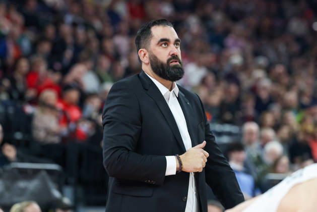 Ramon Diaz Sanchez Basketball Loewen Braunschweig, Head Coach , GER, FC Bayern Basketball vs Basketball Loewen Braunschweig, Basketball, easycredit Basketball Bundesliga, 25 Matchday, Season 2025 2026, 10 03 2026, GER, FC Bayern Basketball vs Basketball Loewen Braunschweig, Basketball, easycredit Basketball Bundesliga, 25 Matchday, Season 2025 2026, 10 03 2026 Munich Copyright: xEibner-Pressefoto JennixMaulx EP_JML