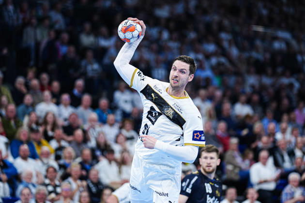 Throw Goal Hendrik Pekeler THW Kiel, 61 GER, THW Kiel vs SG Flensburg Handewitt, Handball, EHF European League, Main Round, Season 2025 2026, 10 03 2026 GER, THW Kiel vs SG Flensburg Handewitt, Handball, EHF European League, Main Round, Season 2025 2026, 10 03 2026 Kiel Copyright: xEibner-Pressefoto MarcelxvonxFehrnx EP_MFN