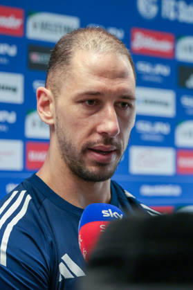 11 03 2026 Football training of FC Schalke 04 Media round with Nikola Katic FC Schalke 04 Gelsenkirchen Training ground FC Schalke 04 NRW Germany xRHR PHOTO YYx Copyright: RHR-FOTOx RHR-FOTO YY
