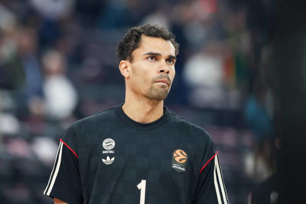 Oscar da Silva FC Bayern Basketball, 01 warming up before the game, GER, FC Bayern Basketball vs Anadolu Efes Istanbul, Basketball, Euroleague, Matchday 31, Season 2025 2026, 12 03 2026, GER, FC Bayern Basketball vs Anadolu Efes Istanbul, Basketball, Euroleague, Matchday 31, Season 2025 2026, 12 03 2026 Munich Copyright: xEibner-Pressefoto JennixMaulx EP_JML