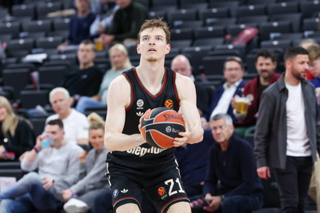 Justuz Hollatz FC Bayern Basketball, 21 , GER, FC Bayern Basketball vs Anadolu Efes Istanbul, Basketball, Euroleague, 31 Matchday, Season 2025 2026, 12 03 2026, GER, FC Bayern Basketball vs Anadolu Efes Istanbul, Basketball, Euroleague, 31 Matchday, Season 2025 2026, 12 03 2026 Munich Copyright: xEibner-Pressefoto JennixMaulx EP_JML