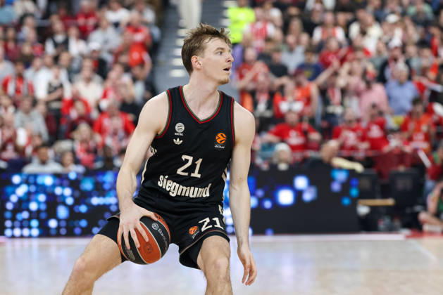 Justuz Hollatz FC Bayern Basketball, 21 , GER, FC Bayern Basketball vs Anadolu Efes Istanbul, Basketball, Euroleague, 31 Matchday, Season 2025 2026, 12 03 2026, GER, FC Bayern Basketball vs Anadolu Efes Istanbul, Basketball, Euroleague, 31 Matchday, Season 2025 2026, 12 03 2026 Munich Copyright: xEibner-Pressefoto JennixMaulx EP_JML