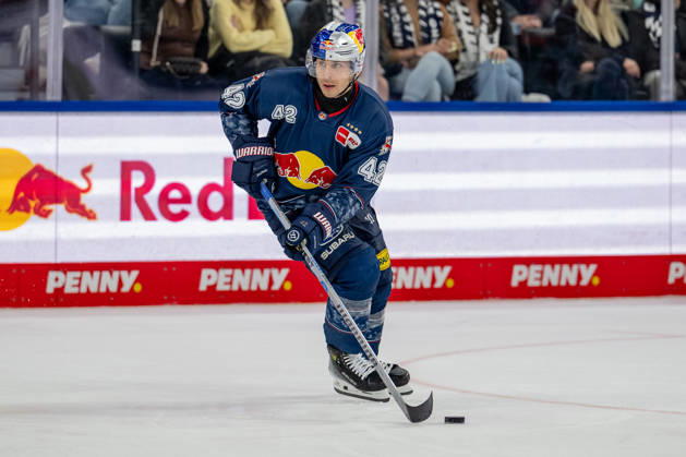 Yasin Ehliz EHC Red Bull Muenchen, 42 GER, EHC Red Bull Muenchen vs Straubing Tigers, Ice Hockey, DEL, 51 Matchday, Season 2025 2026, 13 03 2026 GER, EHC Red Bull Muenchen vs Straubing Tigers, Ice Hockey, DEL, 51 Matchday, Season 2025 2026, 13 03 2026 Muenchen Copyright: xEibner-Pressefoto FranzxFeinerx EP_HFR