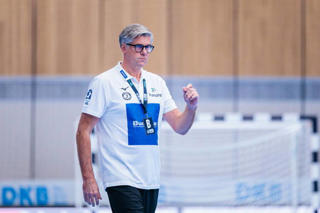 Runar Sigtryggsson HSG Wetzlar, Coach GER, GWD Minden vs HSG Wetzlar, Handball, 1 Bundesliga, 25 Matchday, Season 2025 2026, 14 03 2026 GER, GWD Minden vs HSG Wetzlar, Handball, 1 Bundesliga, 25 Matchday, Season 2025 2026, 14 03 2026 Minden Copyright: xEibner-Pressefoto JanxRollingerx EP_JSK