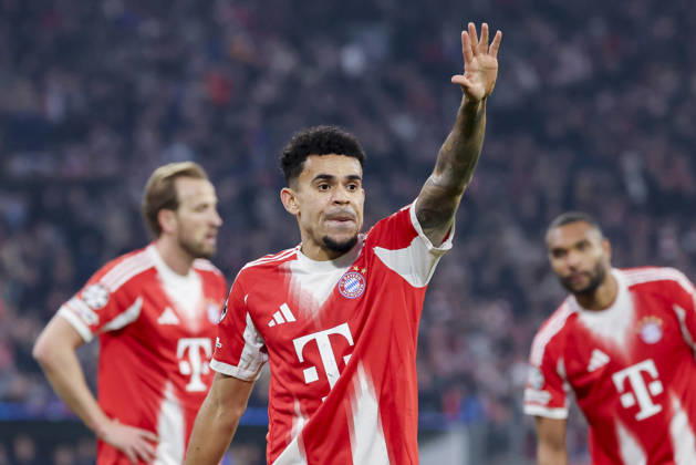 Luis Diaz FC Bayern Muenchen gestures, UEFA Champions League 2025 26 Round of 16 Second Leg, FC Bayern Munich v Atalanta BC, Football Arena Munich, March 18, 2026 in Munich, Germany Photo by Marco Steinbrenner DeFodi Images Luis Diaz FC Bayern Muenchen gestures, UEFA Champions League 2025 26 Round of 16 Second Leg, FC Bayern Munich v Atalanta BC, Football Arena Munich, March 18, 2026 in Munich, Germany Photo by Marco Steinbrenner DeFodi Images