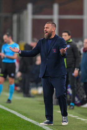 Genoa™s head coach Daniele De Rossi during the Serie A soccer match between Genoa and Udinese at the Luigi Ferraris Stadium in Genoa, Italy - Friday, March 20, 2026. - Soccer .  Copyright: xTanoxPecoraro LaPressex