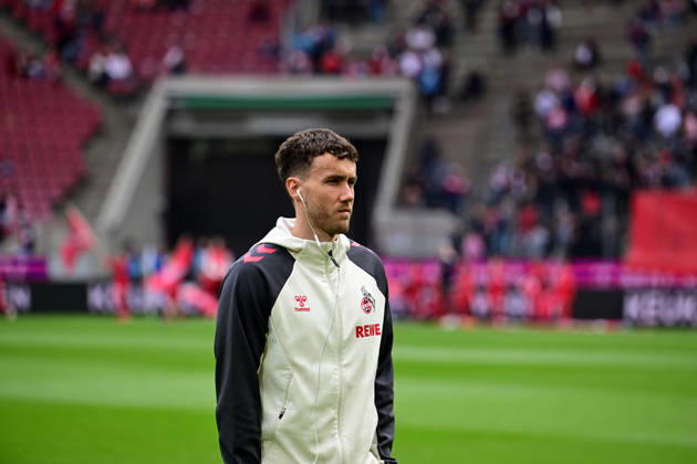 21 03 2026 Koeln Football, Men, Season 2025 2026, 1 FC Koeln vs Borussia Moenchengladbach Luca Waldschmidt Koeln DFL regulations prohibit any use of photographs as image sequences and or quasi video Rhein Energie Stadion NRW Germany