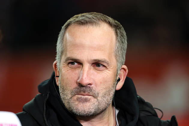 Manuel Baum FC Augsburg, Head Coach GER, FC Augsburg vs VfB Stuttgart, 1 Bundesliga Soccer, Matchday 27, Season 2025 2026, 22 03 2026 DFB DFL REGULATIONS PROHIBIT ANY USE OF PHOTOGRAPHS AS IMAGE SEQUENCES AND OR QUASI VIDEO GER, FC Augsburg vs VfB Stuttgart, 1 Bundesliga Soccer, Matchday 27, Season 2025 2026, 22 03 2026 Augsburg Copyright: xEibner-Pressefoto RogerxBuerkex EP_RBE