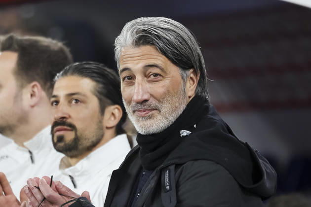 Murat Yakin Switzerland, Coach before kick-off , Switzerland, Football, Friendly match, Switzerland vs Germany, 27 03 2026, Basel Sankt Jakob Park Switzerland Copyright: xGrantxHubbsx