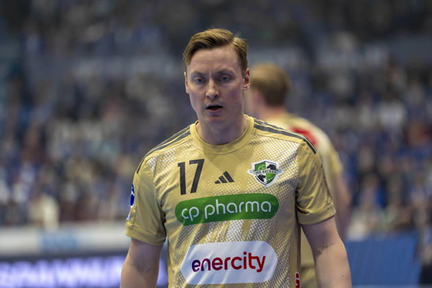 August Pedersen TSV Hannover Burgdorf VfL Gummersbach TSV Hannover Burgdorf, Handball Daikin HBL Handball Bundesliga, Matchday 26, 28 03 2026 Copyright: HMBxMedia xMarcoxBader