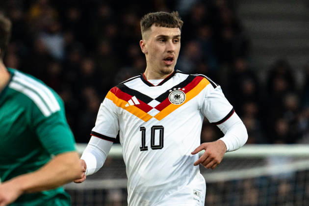 Germany U21 European Championship Qualification 2025 2026, Germany U21 vs Northern Ireland U21, Friday 27 03 2026, Eintracht Stadion Braunschweig DFB U21 National Team Brajan Gruda Copyright: xCelinaxLeiersx