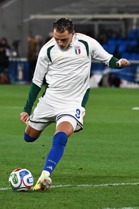 Soccer, FIFA World Cup, WM, Weltmeisterschaft, Fussball 2026 match between Italy-North Ireland Mateo Retegui of Italy during playoff qualifier Fifa World Cup 2026 match between Italy-North Ireland at the gewiss stadium, Italy, March 26th, 2026. Imago-Images Emmefoto Copyright: xImago-Images Emmefotox