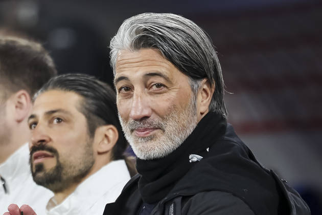 Murat Yakin Switzerland, Coach before kick-off , Switzerland, Football, Friendly match, Switzerland vs Germany, 27 03 2026, Basel Sankt Jakob Park Switzerland Copyright: xGrantxHubbsx