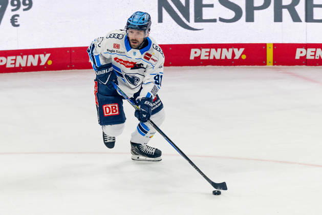 Riley Sheen ERC Ingolstadt, 91 GER, EHC Red Bull Muenchen vs ERC Ingolstadt, Ice Hockey, DEL, Playoffs, Quarterfinals Game 3, Season 2025 2026, 29 03 2026 GER, EHC Red Bull Muenchen vs ERC Ingolstadt, Ice Hockey, DEL, Playoffs, Quarterfinals Game 3, Season 2025 2026, 29 03 2026 Muenchen Copyright: xEibner-Pressefoto FranzxFeinerx EP_HFR