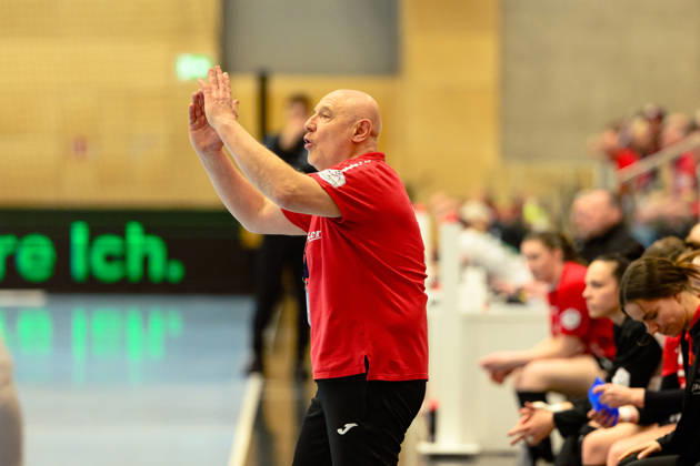 Herbert Mueller Thueringer HC, Coach GER, Thueringer HC vs BSV Sachsen Zwickau, Handball, Alsco Handball Bundesliga Women, Matchday 20, Season 2025 2026, 01 04 2026 GER, Thueringer HC vs BSV Sachsen Zwickau, Handball, Alsco Handball Bundesliga Women, Matchday 20, Season 2025 2026, 01 04 2026 Bad Langensalza Copyright: xEibner-Pressefoto MartinxHerbstx EP_MHT