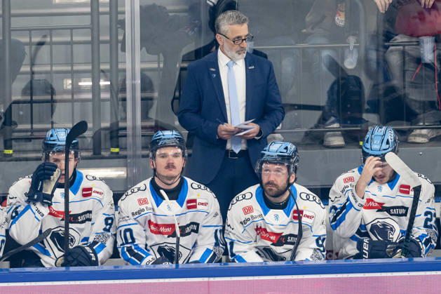 Mark French Head Coach, ERC Ingolstadt GER, EHC Red Bull Muenchen vs ERC Ingolstadt, Ice Hockey, DEL, Playoffs, Quarterfinals Game 5, Season 2025 2026, 02 04 2026 GER, EHC Red Bull Muenchen vs ERC Ingolstadt, Ice Hockey, DEL, Playoffs, Quarterfinals Game 5, Season 2025 2026, 02 04 2026 Muenchen Copyright: xEibner-Pressefoto FranzxFeinerx EP_HFR