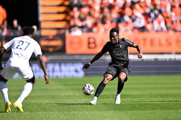 FC Lorient v Paris FC - Ligue 1 McDonald s 2025 2026 62 Arthur AVOM (fcl) during the Ligue 1 McDonald s match between Lorient and Paris at Stade du Moustoir on April 5, 2026 in Lorient, France. Lorient France Copyright: xFEPx 776348339