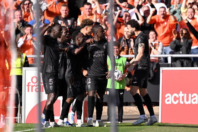 FC Lorient v Paris FC - Ligue 1 McDonald s 2025 2026 03 Montassar TALBI (fcl) - 12 Bamba DIENG (fcl) during the Ligue 1 McDonald s match between Lorient and Paris at Stade du Moustoir on April 5, 2026 in Lorient, France. Lorient France  Copyright: xFEPx 776348339
