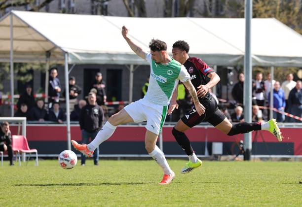 06 04 2026 Soccer Season 2025 2026 Regionalliga Bayern 27 Matchday 1 FC Nürnberg FCN II Club SpVgg Greuther Fürth II Kleeblatt U23 DaMa xdaxmax Noah König Koenig 4, SpVgg Greuther Fürth II Noah Maboulou 37, 1 FC Nürnberg FCN II
