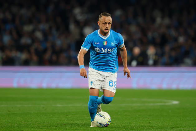 Napoli™s Stanislav Lobotka during the Serie A soccer match between Napoli and Milan at the Diego Armando Maradona Stadium in Naples, southern italy - Monday , April 06 , 2026. - Soccer . Copyright: xAlessandroxGarofalo LaPressex