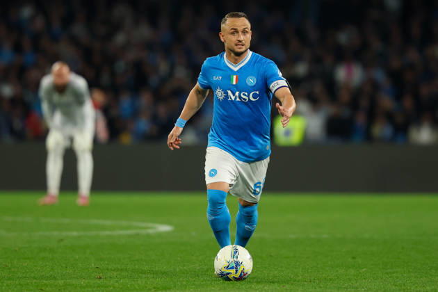 Napoli™s Stanislav Lobotka during the Serie A soccer match between Napoli and Milan at the Diego Armando Maradona Stadium in Naples, southern italy - Monday , April 06 , 2026. - Soccer . Copyright: xAlessandroxGarofalo LaPressex