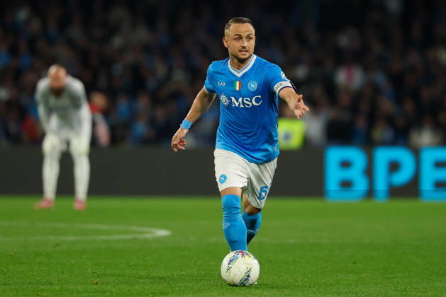Napoli™s Stanislav Lobotka during the Serie A soccer match between Napoli and Milan at the Diego Armando Maradona Stadium in Naples, southern italy - Monday , April 06 , 2026. - Soccer . Copyright: xAlessandroxGarofalo LaPressex
