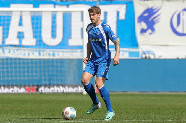 04 04 2026, xgox, Fußball 2 Bundesliga 1 FC Magdeburg VfL Bochum emspor, v l Marcus Mathisen Magdeburg, 16 Freisteller, Einzelbild, Ganzkoerper, single frame DFL DFB REGULATIONS PROHIBIT ANY USE OF PHOTOGRAPHS as IMAGE SEQUENCES and or QUASI VIDEO Magdeburg