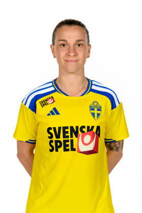 260409 Julia Zigiotti Olme of the Swedish women s national football team poses for a portrait on April 9, 2026 in Gothenburg Photo Carl Sandin BILDBYRAN code CS CS0925 fotboll football soccer fotball porträtt portraits sverige sweden dam bbeng Copyright: CARLxSANDIN BB260409CS011