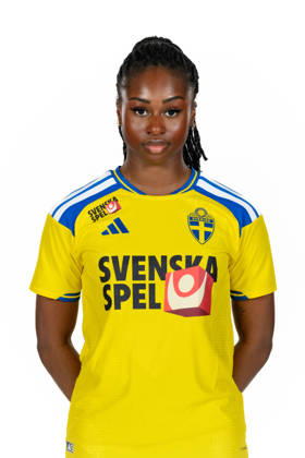 260409 Monica Jusu Bah of the Swedish women s national football team poses for a portrait on April 9, 2026 in Gothenburg Photo Carl Sandin BILDBYRAN code CS CS0925 fotboll football soccer fotball porträtt portraits sverige sweden dam bbeng  Copyright: CARLxSANDIN BB260409CS021