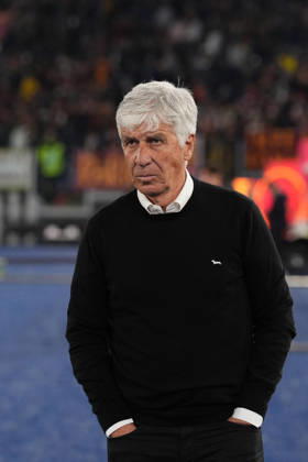 Roma™s head coach Gian Piero Gasperini during the Serie A EniLive soccer match between Roma and Pisa at the Rome s Olympic stadium, Italy - Friday April 10, 2026 - Soccer ( Photo by Alfredo Falcone LaPresse ) Copyright: xAlfredoxFalcone LaPressex