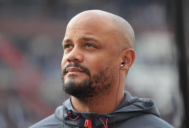 Head Coach Vincent Kompany FC Bayern Muenchen Football, 1 BL, Season 2025 2026, Men, FC St Pauli vs FC Bayern Muenchen, Matchday 29, Millerntorstadion Hamburg DFL REGULATIONS PROHIBIT ANY USE OF PHOTOGRAPHS AS IMAGE SEQUENCES AND OR QUASI VIDEO