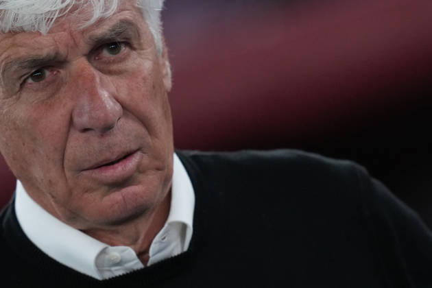 Roma™s head coach Gian Piero Gasperini during the Serie A EniLive soccer match between Roma and Pisa at the Rome s Olympic stadium, Italy - Friday April 10, 2026 - Soccer ( Photo by Alfredo Falcone LaPresse ) Copyright: xAlfredoxFalcone LaPressex