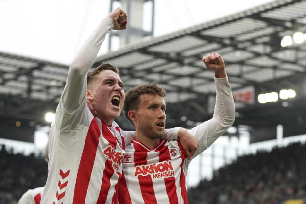 Isak Johannesson 1 FC Köln celebrates after scoring her team s third goal during the Bundesliga match between 1 FC Köln and SV Werder Bremen at RheinEnergieSTADION on April 12, 2026 in Cologne, Germany, Germany Photo by Oliver Kaelke DeFodi Images Isak Johannesson 1 FC Köln celebrates after scoring her team s third goal during the Bundesliga match between 1 FC Köln and SV Werder Bremen at RheinEnergieSTADION on April 12, 2026 in Köln, Germany Photo by Oliver Kaelke DeFodi Images DFL regulations prohibit any use of photographs as image sequences and or quasi video Photo by Oliver Kaelke DeFodi Images