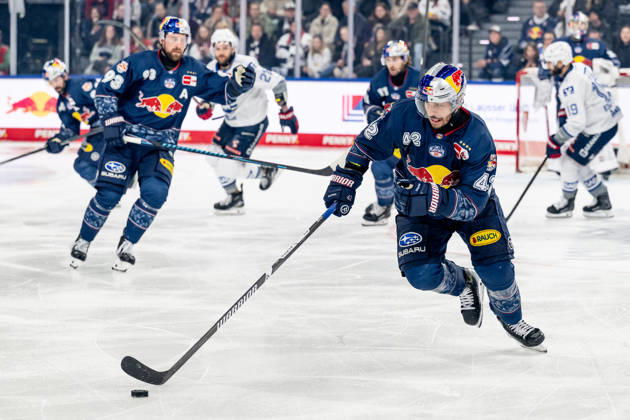 Yasin Ehliz EHC Red Bull Muenchen, 42 GER, EHC Red Bull Muenchen vs Adler Mannheim, Ice Hockey, DEL, Playoffs, Semifinal Game 4, Season 2025 2026, 14 04 2026 GER, EHC Red Bull Muenchen vs Adler Mannheim, Ice Hockey, DEL, Playoffs, Semifinal Game 4, Season 2025 2026, 14 04 2026 Muenchen Copyright: xEibner-Pressefoto HeikexFeinerx EP_HFR