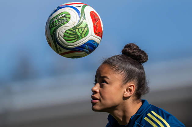 260416 Felicia Schröder of the Swedish women s national football team during a training session on April 16, 2026 in Gothenburg Photo Mathias Bergeld BILDBYRAN code MB MB1364 fotboll football soccer fotball vm kval kval fifa womens world cup qualifier qualifier träning practice training sverige sweden dam bbeng women kvinner Copyright: MATHIASxBERGELD BB260416MB022