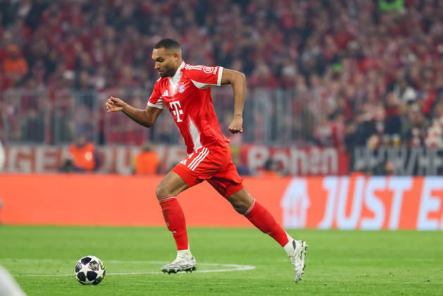 Jonathan Tah FC Bayern Muenchen, 04 with ball, GER, FC Bayern Muenchen vs Real Madrid CF, Football, UEFA Champions League, quarter-final, second leg, 2025 2026 season, 15 04 2026, GER, FC Bayern Muenchen vs Real Madrid CF, Football, UEFA Champions League, quarter-final, second leg, 2025 2026 season, 15 04 2026 Muenchen Copyright: xEibner-Pressefoto JennixMaulx EP_JML