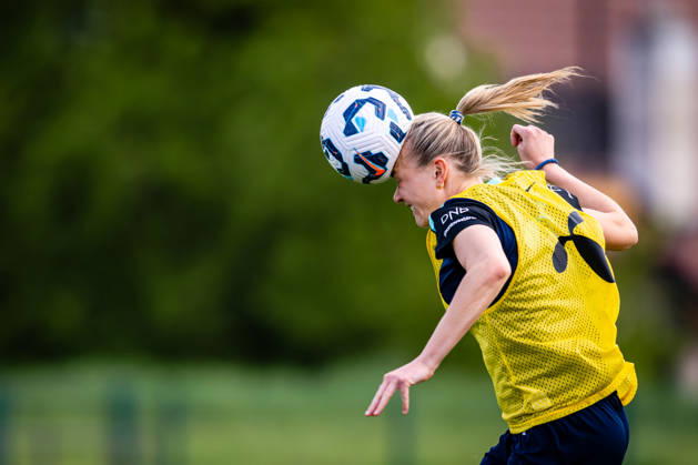 260417 Frida Maanum of the Norwegian women™s national football team during a training session on April 17, 2026 in Ptuj Photo Marius Simensen BILDBYRAN Cop 238 bbeng dam fifa women s world cup qualifier football fotball fotball norge norway practice soccer training trening träning Copyright: MARIUSxSIMENSEN BB260417BB198