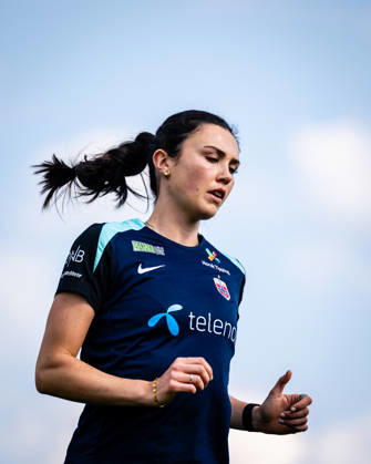 260417 Ingrid Syrstad Engen of the Norwegian women™s national football team during a training session on April 17, 2026 in Ptuj Photo Marius Simensen BILDBYRAN Cop 238 bbeng dam fifa women s world cup qualifier football fotball fotball norge norway practice soccer training trening träning Copyright: MARIUSxSIMENSEN BB260417BB212