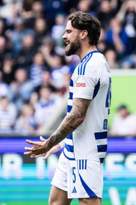 3 Liga MSV Duisburg TSG Hoffenheim II 18 04 2026 Lex Tyger Lobinger MSV Duisburg, 45 reacts emotionally to a goal scoring opportunity 3 Liga MSV Duisburg TSG Hoffenheim II Schauinsland Reisen Arena, Duisburg, 18 04 2026 DFB regulations prohibit any use of photographs as image sequences and or quasi video Copyright: xBEAUTIFULxSPORTS Buriakovx
