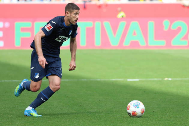 18 04 2026, xrekx, Soccer 1 Bundesliga, TSG 1899 Hoffenheim Borussia Dortmund v l Andrej Kramaric TSG 1899 Hoffenheim DFL DFB REGULATIONS PROHIBIT ANY USE OF PHOTOGRAPHS as IMAGE SEQUENCES and or QUASI VIDEO Sinsheim