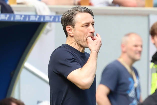 18 04 2026, xrekx, Fußball 1 Bundesliga, TSG 1899 Hoffenheim Borussia Dortmund v l Niko Kovac Trainer Borussia Dortmund gibt Anweisungen, gestikuliert, mit den Armen gestikulieren gives instructions, gesticulate DFL DFB REGULATIONS PROHIBIT ANY USE OF PHOTOGRAPHS as IMAGE SEQUENCES and or QUASI VIDEO Sinsheim