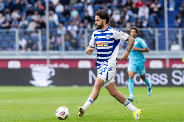 3 Liga MSV Duisburg TSG Hoffenheim II 18 04 2026 Lex Tyger Lobinger MSV Duisburg, 45 3 Liga MSV Duisburg TSG Hoffenheim II Schauinsland Reisen Arena, Duisburg, 18 04 2026 DFB regulations prohibit any use of photographs as image sequences and or quasi video Copyright: xBEAUTIFULxSPORTS Buriakovx