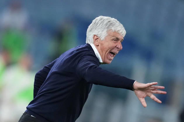 Roma™s head coach Gian Piero Gasperini during the Serie A EniLive soccer match between Roma and Atalanta at the Rome s Olympic stadium, Italy - Saturday April 18, 2026 - Soccer ( Photo by Alfredo Falcone LaPresse ) Copyright: xAlfredoxFalcone LaPressex