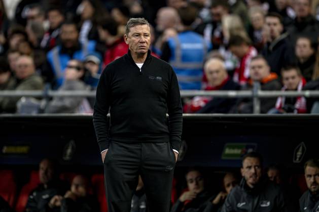ROTTERDAM AZ Alkmaar coach Leeroy Echteld during the Eurojackpot KNVB Cup match between AZ and NEC in Rotterdam on April 19, 2026, at De Kuip stadium, Netherlands Photo by Stefan Koops EYE4IMAGES DeFodi Images