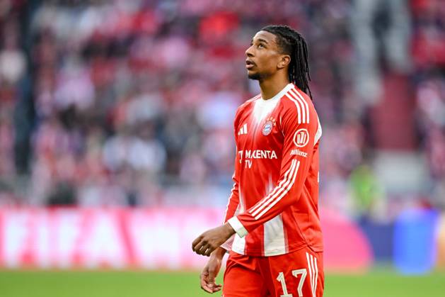 Michael Olise FC Bayern München Schaut waehrend des spiels der Bundesliga zwischen FC Bayern München und VfB Stuttgart, Allianz Arena am 19 April 2026 in München, Germany Photo by Harry Langer DeFodi Images Michael Olise FC Bayern München Looks on during the Bundesliga match between FC Bayern München and VfB Stuttgart at Allianz Arena on April 19, 2026 in München, Germany Photo by Harry Langer DeFodi Images DFL regulations prohibit any use of photographs as image sequences and or quasi video Photo by Harry Langer DeFodi Images DFL regulations prohibit any use of photographs as image sequences and or quasi video