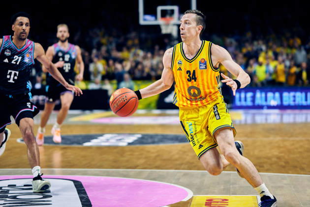 Justin Bean Alba Berlin, 34 , GER, ALBA Berlin vs Telekom Baskets Bonn, Basketball Men, easy Credit BBL, Season 2025 2026, Matchday 30, 20 04 2026 GER, ALBA Berlin vs Telekom Baskets Bonn, Basketball Men, easy Credit BBL, Season 2025 2026, Matchday 30, 20 04 2026 Berlin Copyright: xClaudiusxRauch,xEibner-Pressefotox xClaudiusxRauchx EP_CRH