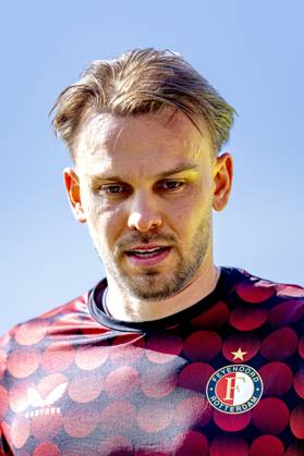 ROTTERDAM SC Feyenoord Rotterdam goalkeeper Timon Wellenreuther during the Dutch Vriendenloterij Eredivisie match between Feyenoord and FC Groningen at Stadion de Kuip on April 25, 2026 in Rotterdam, the Netherlands Photo by DeFodi Images
