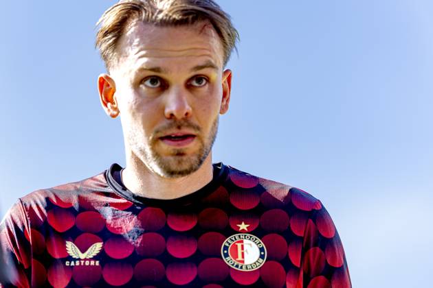 ROTTERDAM SC Feyenoord Rotterdam goalkeeper Timon Wellenreuther during the Dutch Vriendenloterij Eredivisie match between Feyenoord and FC Groningen at Stadion de Kuip on April 25, 2026 in Rotterdam, the Netherlands Photo by DeFodi Images
